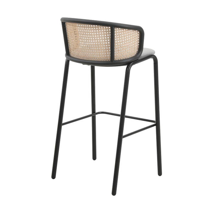 LeisureMod - Wholesale Stool - Ervilla Modern Fabric Upholstered Low Back Bar Stool16