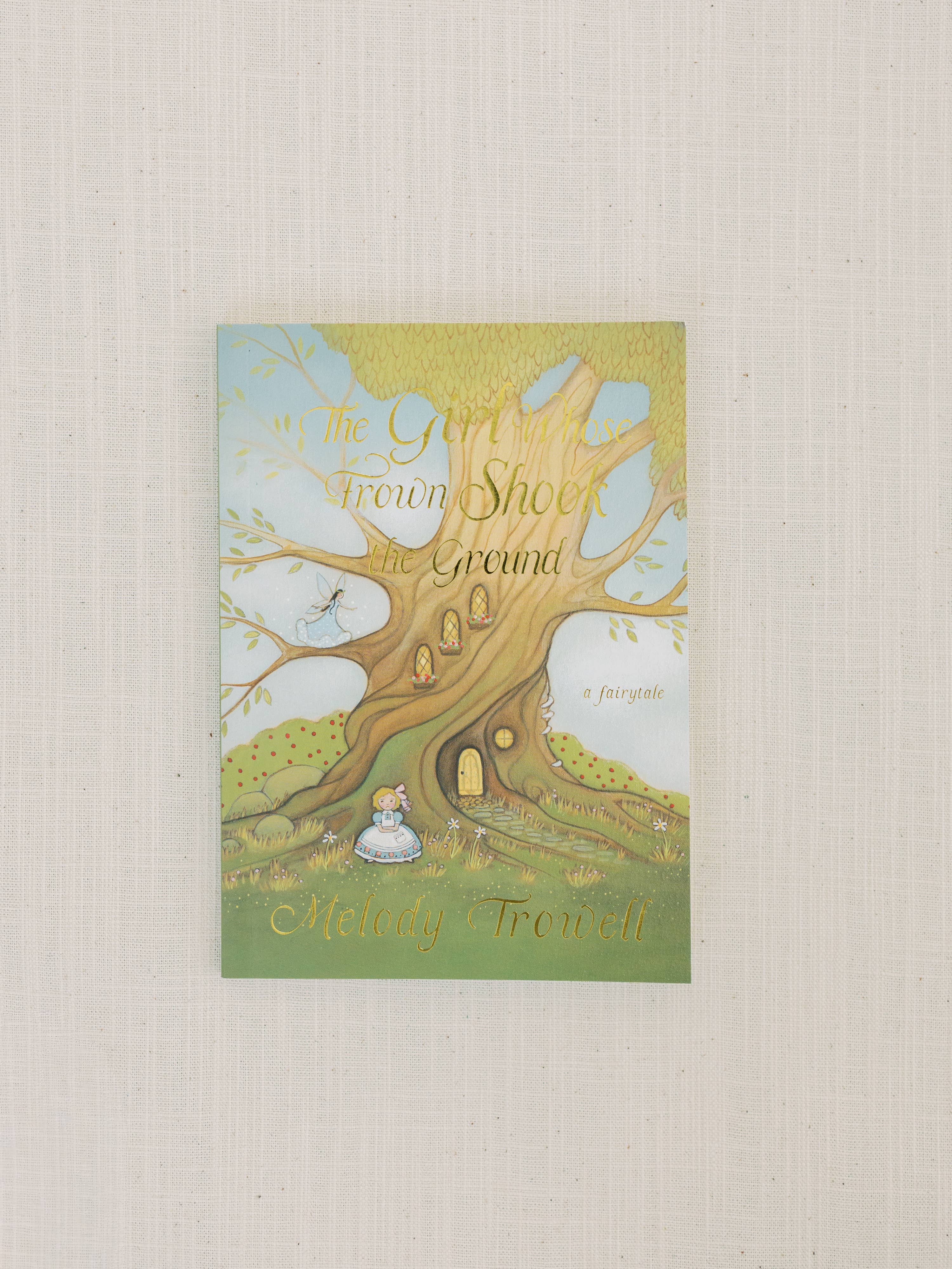 Calla Press Publishing LLC - Wholesale Early Reader Book (6-8) - The Girl Whose Frown Shook the Ground by Trowell, Gold Foil1