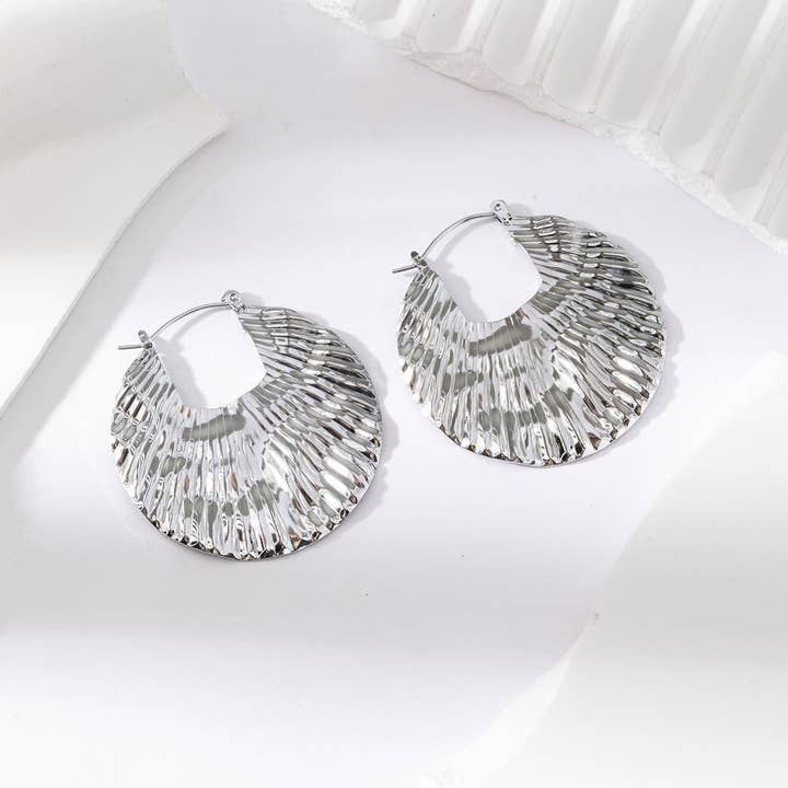 Lovelika - Wholesale Single Earring - Ingrid - Hoop Earrings