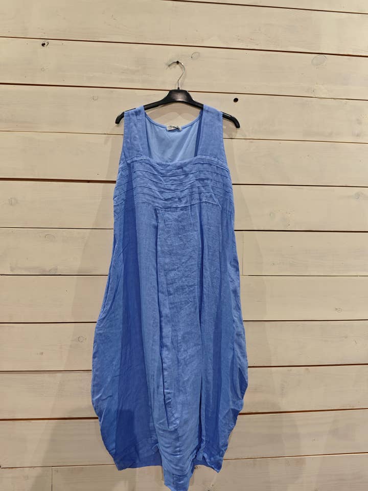 Linos y Textiles – Vestido - Mulher por atacado – Vestido estilo Glovo 100% linho REF 240982