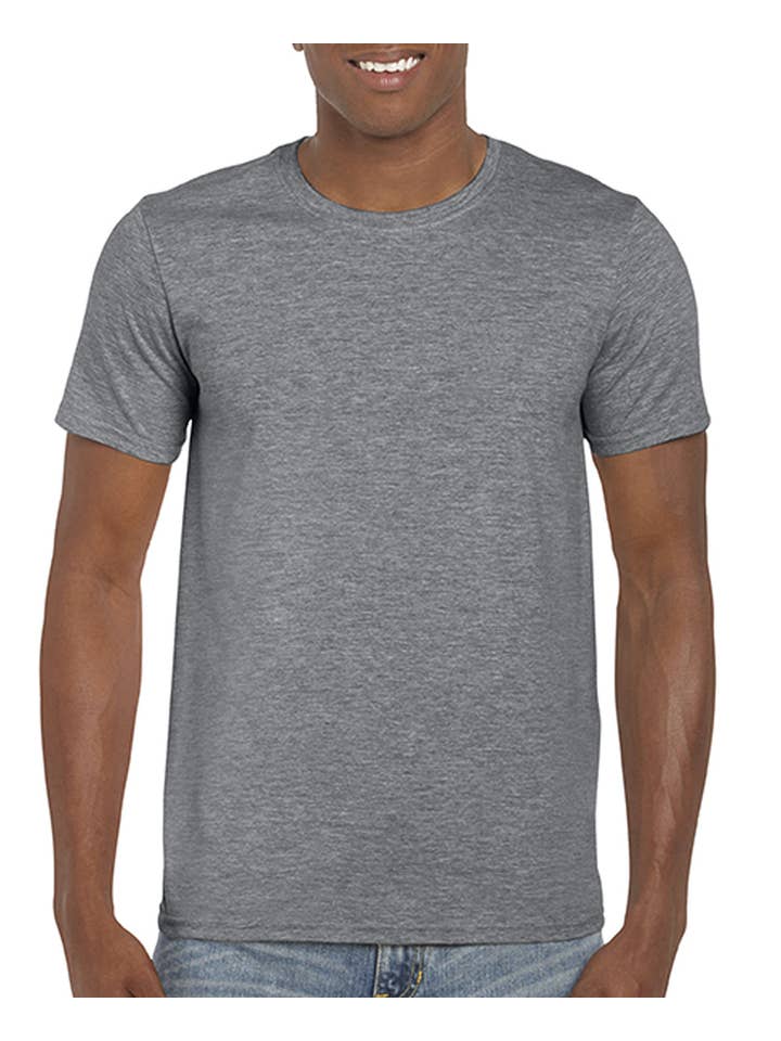 Print The Dream - Wholesale T-Shirt - Men's - Gildan Softstyle Adult Unisex T-Shirt, Blank Shirt