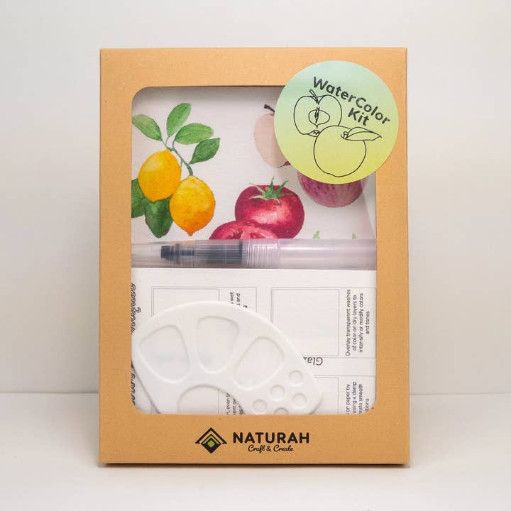 Fruits & Veggies Watercolor Set for wholesale by Naturah