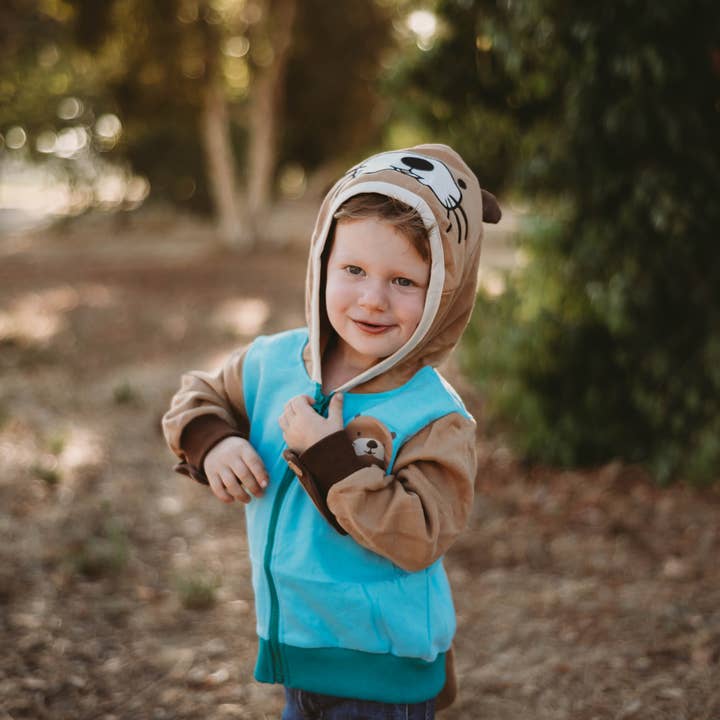 Doodle Pants – wholesale Hoodie – Child – Otter Toddler and Kids 3D Hoodie