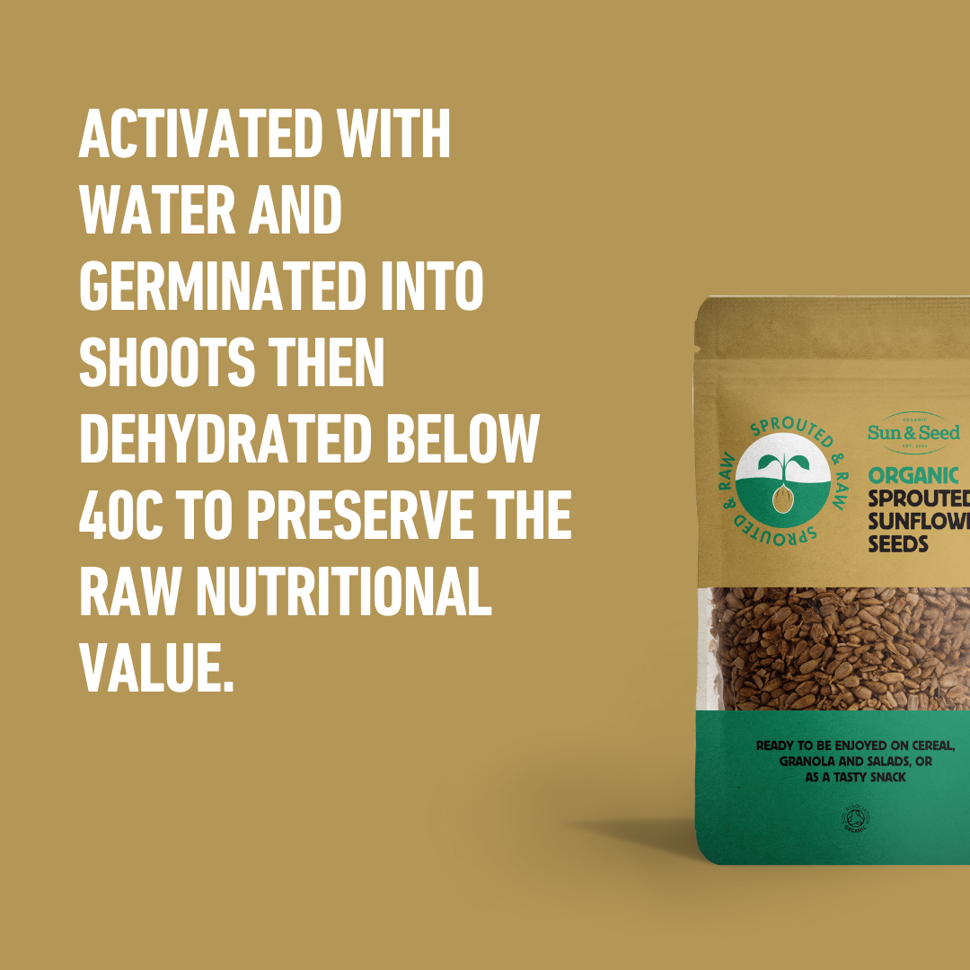 Sun & Seed – wholesale Seeds/kernels – Sprouted & Raw Organic Sunflower Seeds 250g2