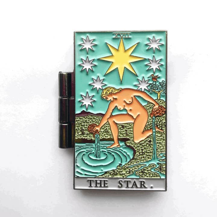 Memento Mori Goods - Wholesale Lapel Pin/Button - The Celestial Trio Pin