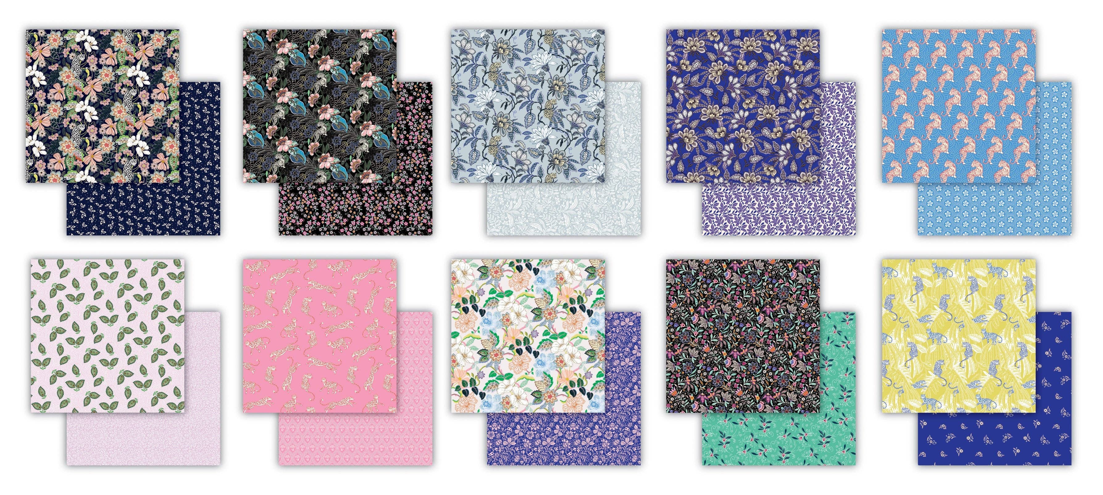 Ecstasy Crafts Distributing – Großhandel Bastelzubehör – Craft Consortium Enchanted Jungle Papierblock, 12 x 122