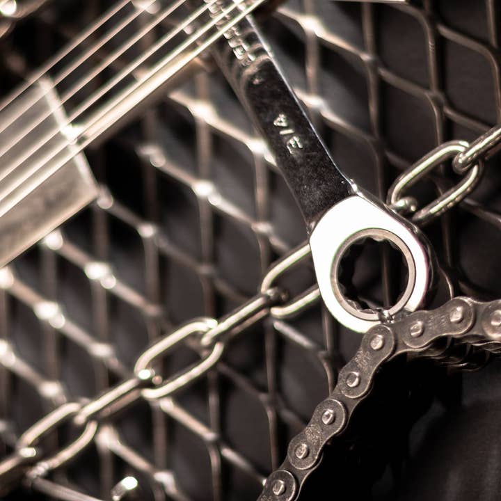 Metal Relic - Wholesale Sculpture - "The Classic" Metal Electric Style Guitar Sculpture Heavy Metal Wall Art4