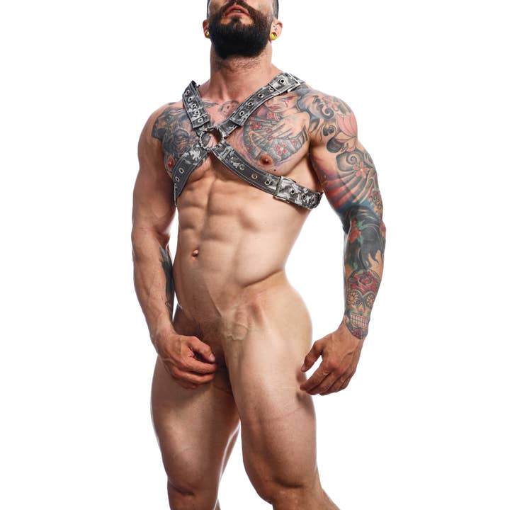 Malebasics Underwear - Wholesale Sex Toy - DNGEON Classic Cross Harness By MOB 3