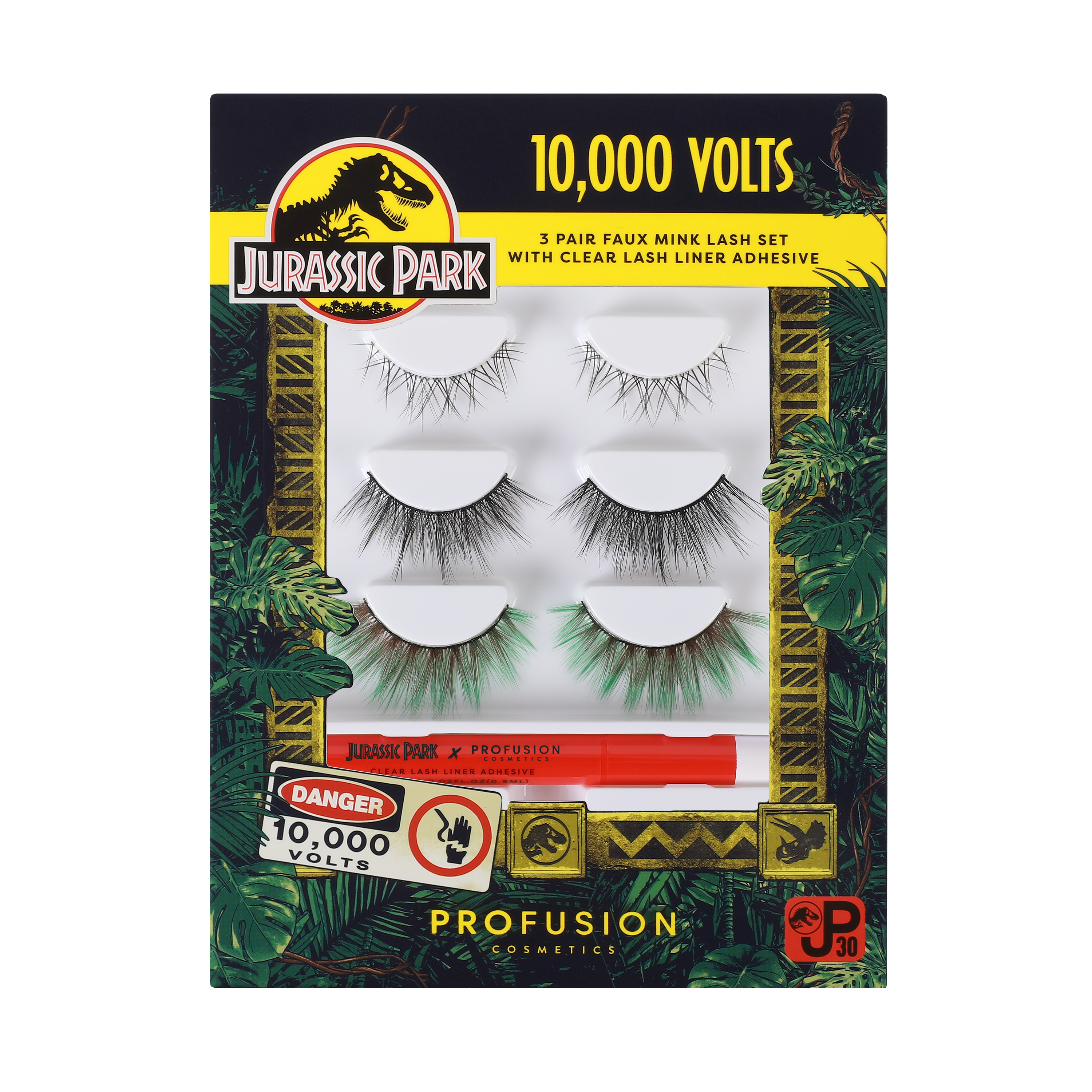 VIAI Beauty - Wholesale False/Fake Eyelashes - Jurassic Park | 10,000 Volts Faux Mink Lash Set0