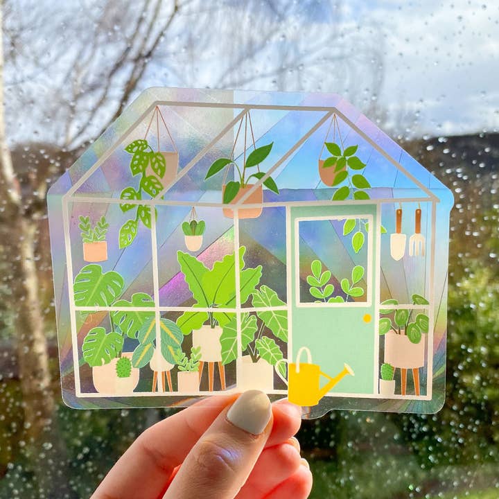 Greenhouse Sun Catcher for wholesale by paigesillustrations