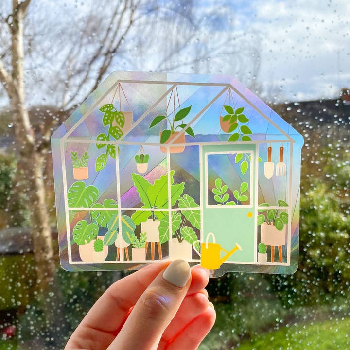 Greenhouse Sun Catcher for wholesale by paigesillustrations