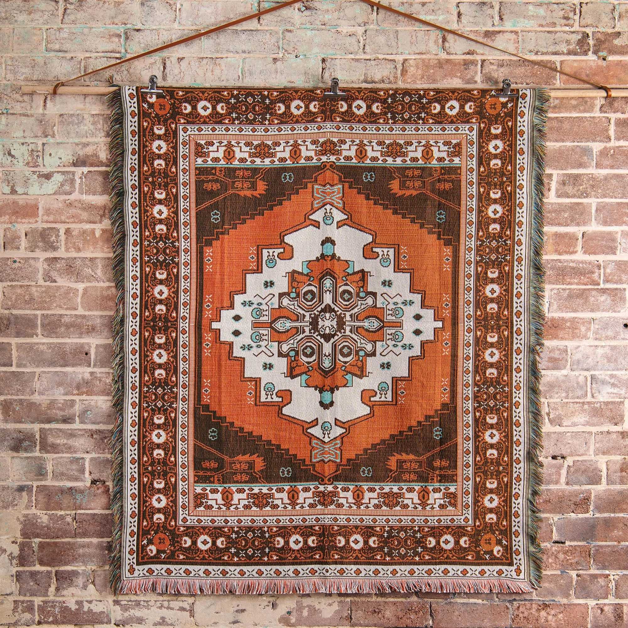 HENDEER – wholesale Picknickfilt – 'Norwegian Wood' Vävd picknick/kasta13