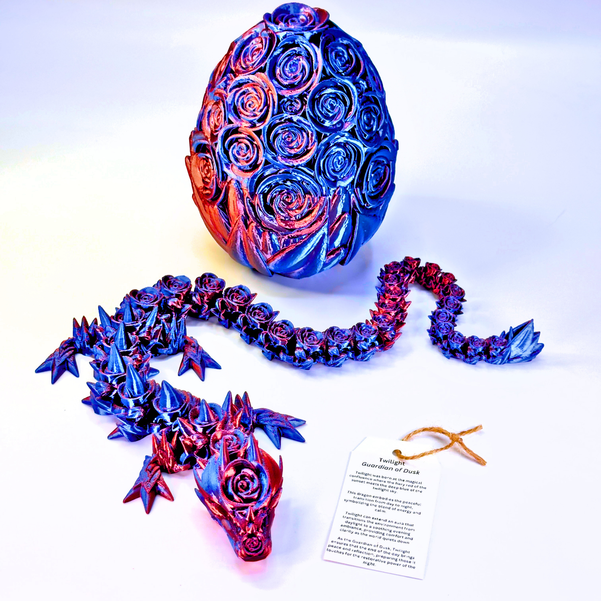 Dragon Fidgets - Vendita all'ingrosso Giocattolo fidget - Bambini - Drago rosa da 20 pollici e uovo di rosa da 6 pollici opzionale, giocattolo Fidget, decorazione15