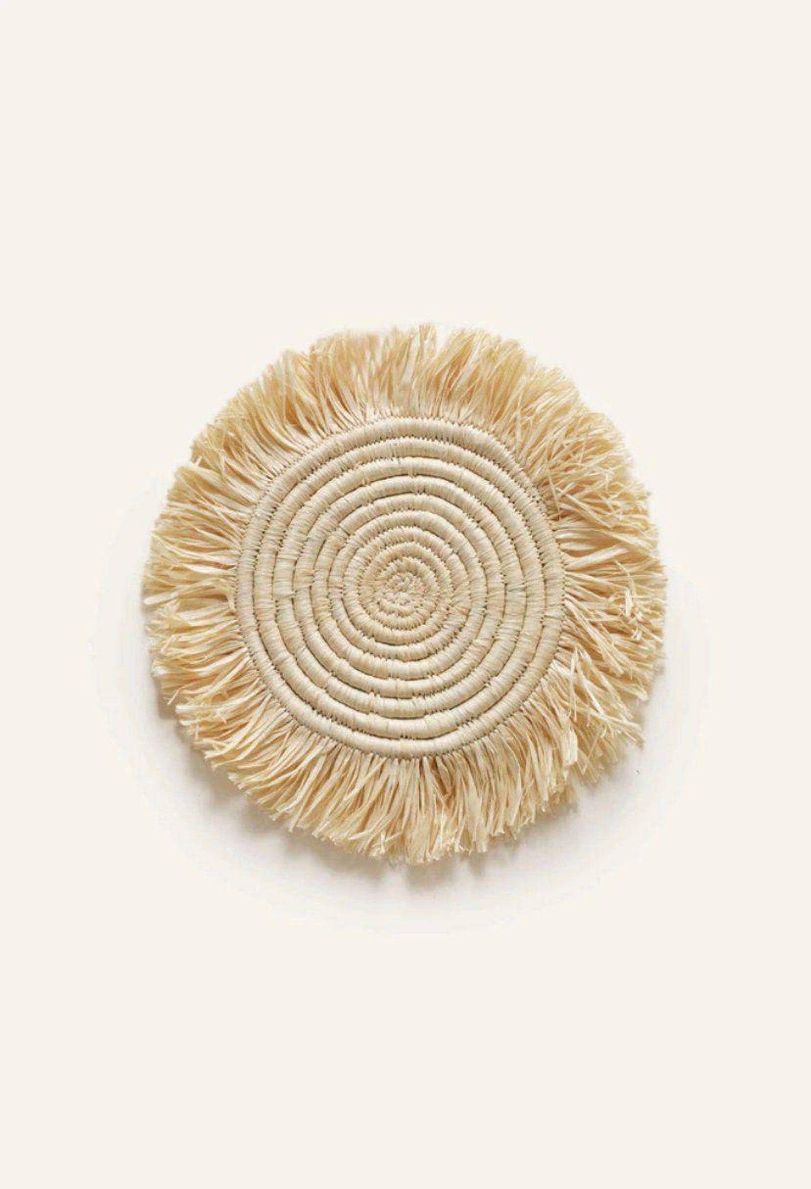 HandHappiness – wholesale Placemat –  Round  Raffia Placemat Handmade Placemats2