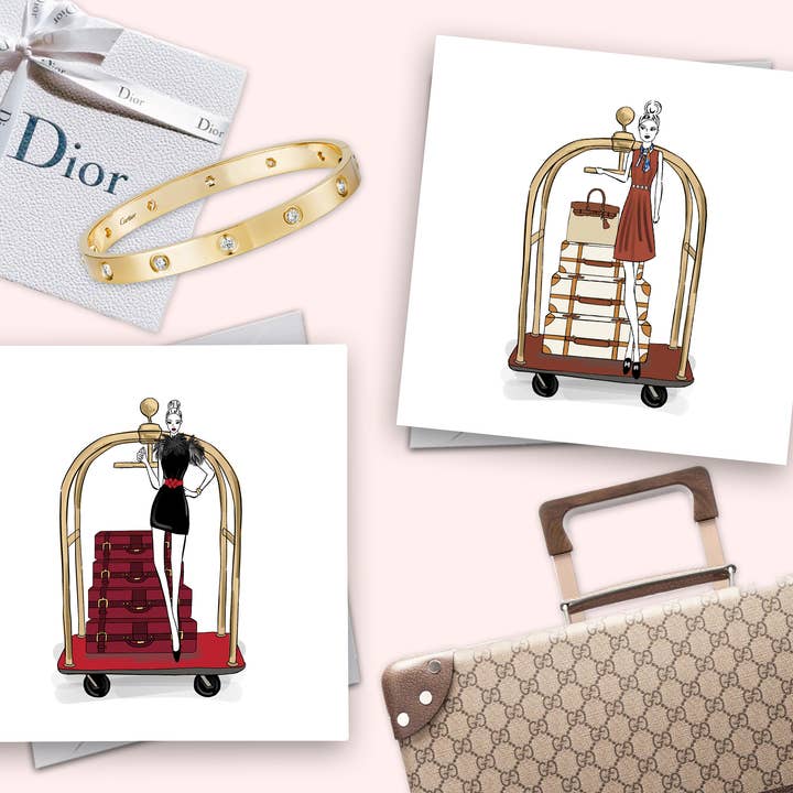 Catherine Loves - Wholesale Everyday Greeting Card - Concierge Girls: Haute Greeting Card1