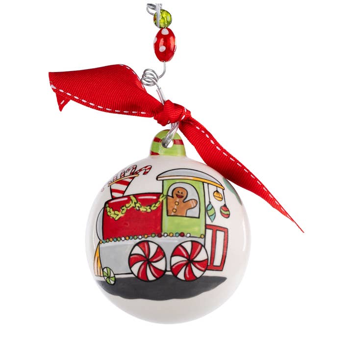 Glory Haus - Wholesale Ornament - All Aboard Christmas Train Ornament- Christmas Décor