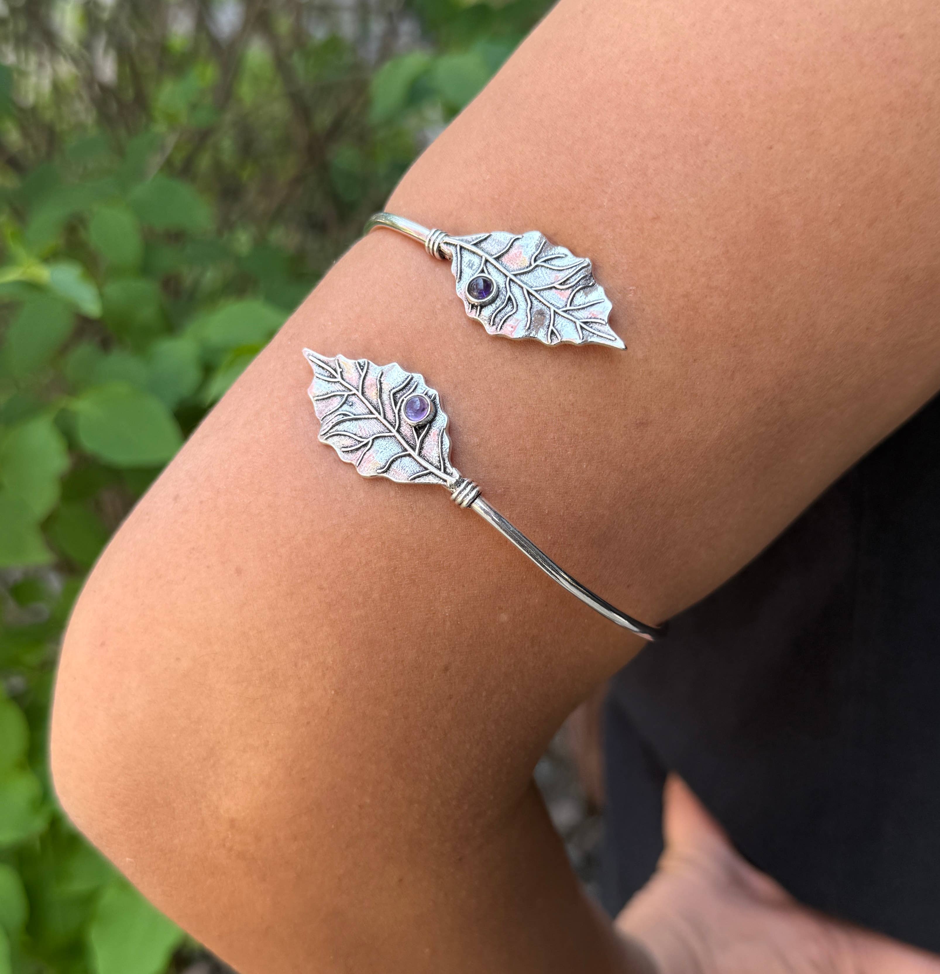 Lungta Imports - Wholesale Charm/Dangle Bracelet - Handcrafted Arm Cuff Bracelet Armlet Armband With Stones31