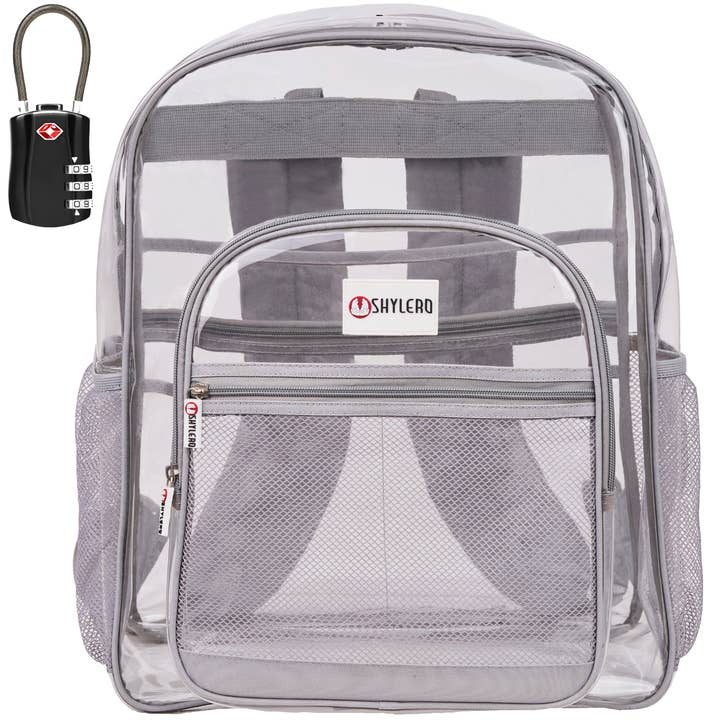 Clear Backpack For School XL | Top YKK® Zip | Gray Rhino and other Purchase Wholesale clear drawstring backpack. Free Returns & Net 60 Terms on Faire trending on Faire.