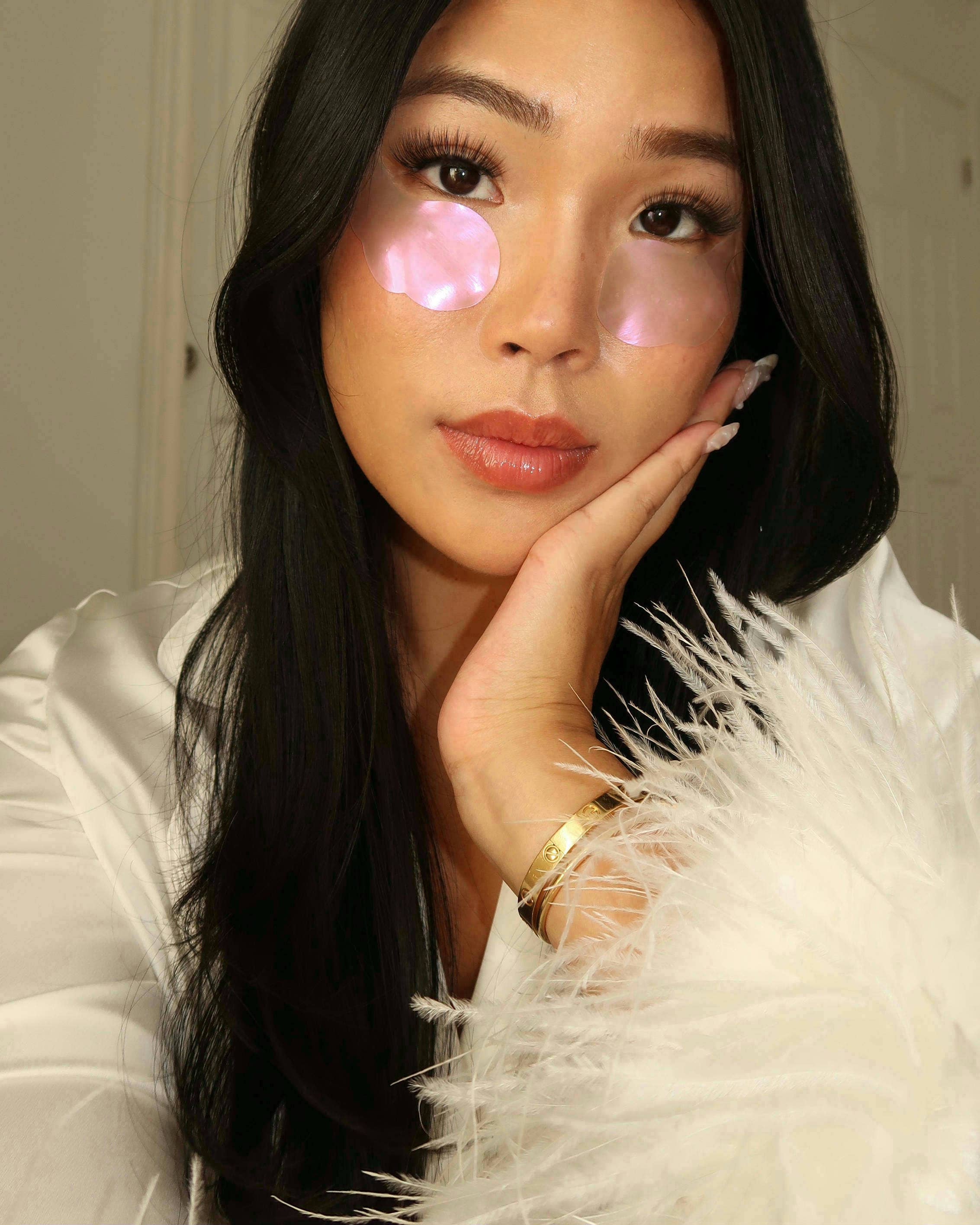 The Original MakeUp Eraser – wholesale Mask för ögonbehandling – Hydrogel ögonmasker - Sjögräsbaserade med lugnande körsbär2