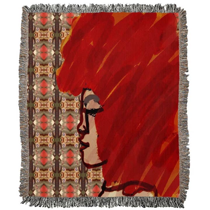 Woo vævet tæppe for engroshandel hos 3 Piece Urban Artisan