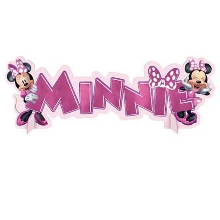 Party Expo, LLC - Vente Décalcomanie – décorations de fête - Minnie Mouse Forever - Décoration de table