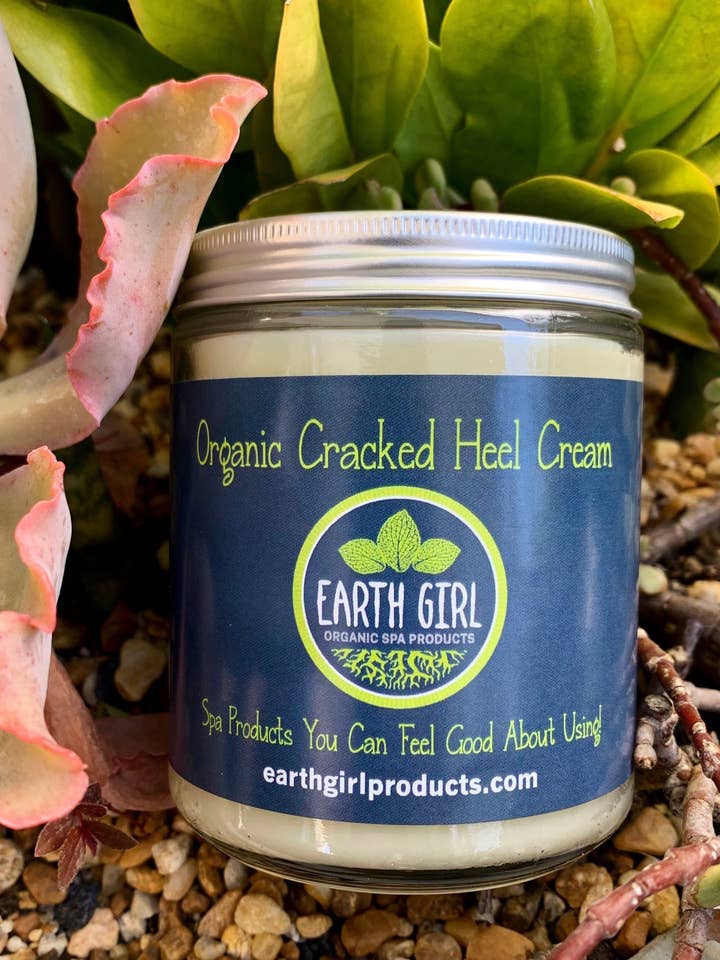 Organic Cracked Heel Cream --- Your Answer to Dry Skin Woes for wholesale by Earth Girl Products