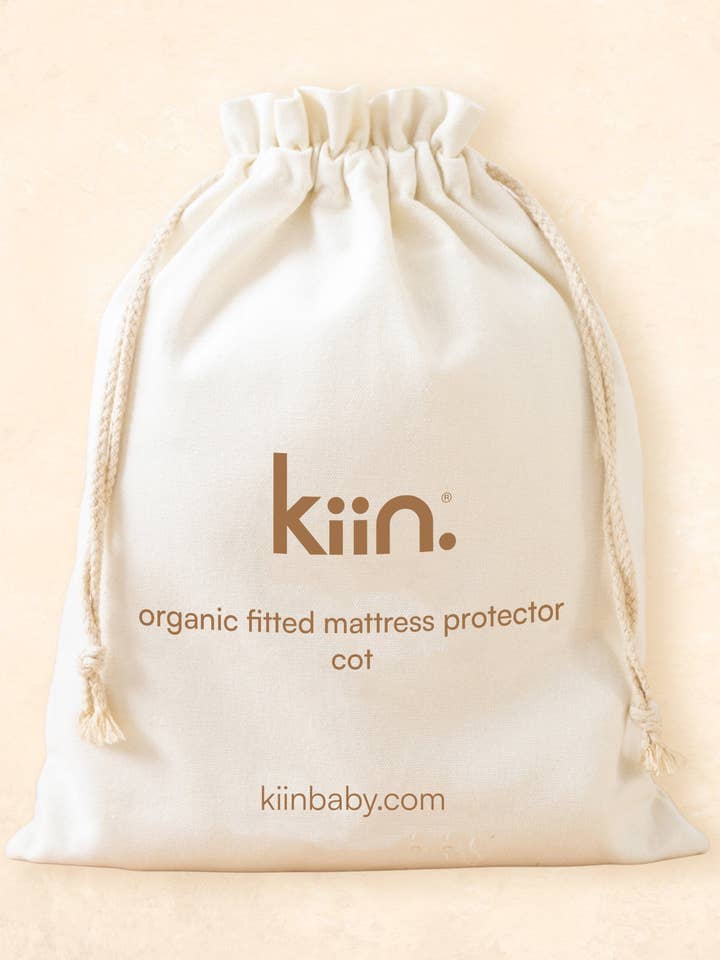 Organic Fitted Mattress Protector for wholesale by Kiin Baby