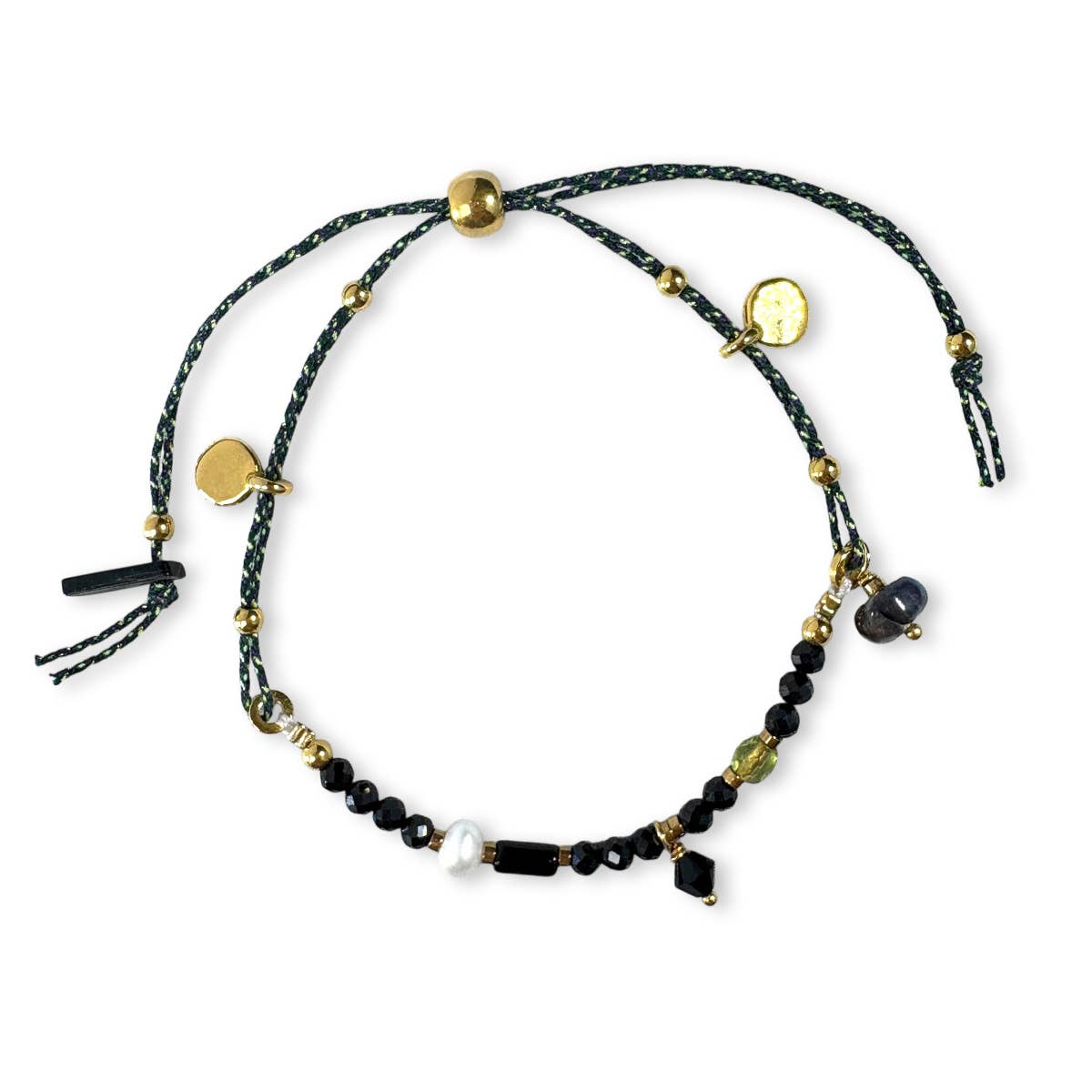 Jazu Jewellery - Vendita all'ingrosso Bracciale con perline - Bracciale Nona con pietre semi-preziose e ciondoli5