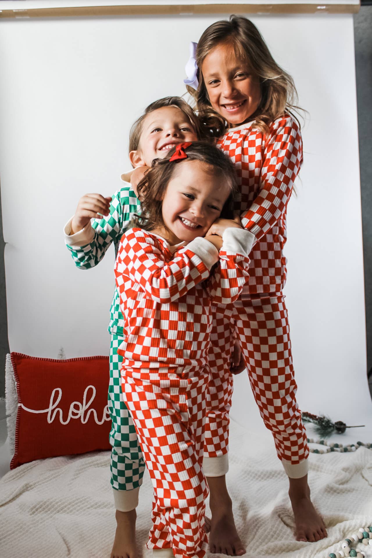 Goodnightdoll - Vendita all'ingrosso Completo pigiama - Bambini - Pigiama natalizio Checker6