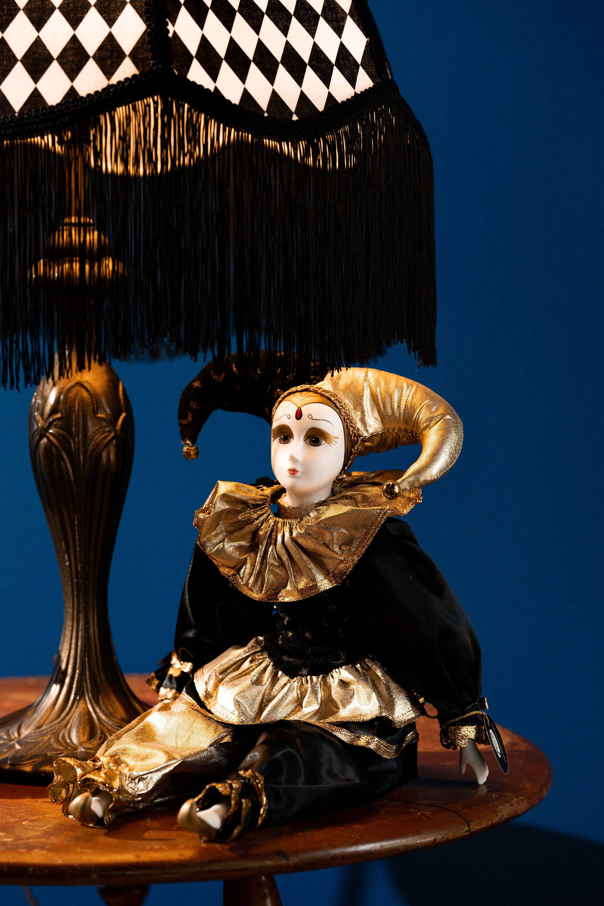 Not Your Grandma's Lampshades - Wholesale Lamp Shade - Black & White Diamonds Lampshade ~ Victorian Style2