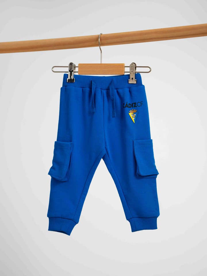 Pantalón cargo azul bebé - Cádiz CF for wholesale by Charanga