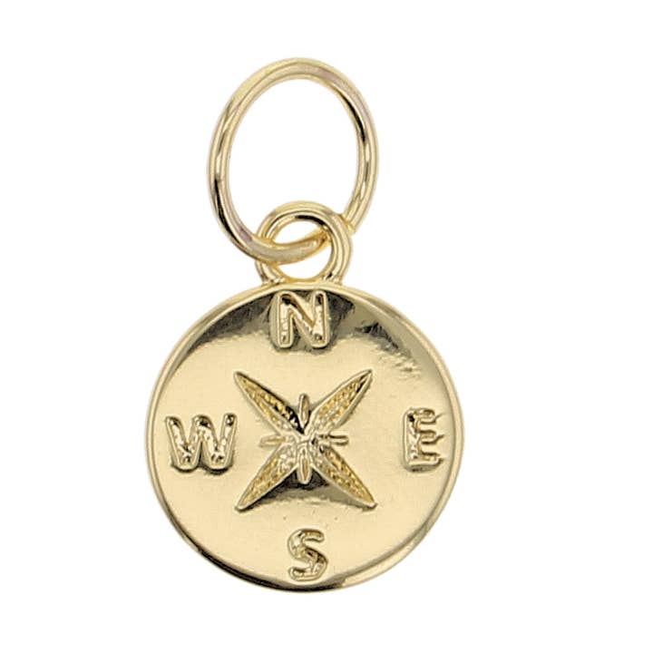 Lotus Jewelry Studio - Wholesale Individual charm/pendant - Compass Charm0
