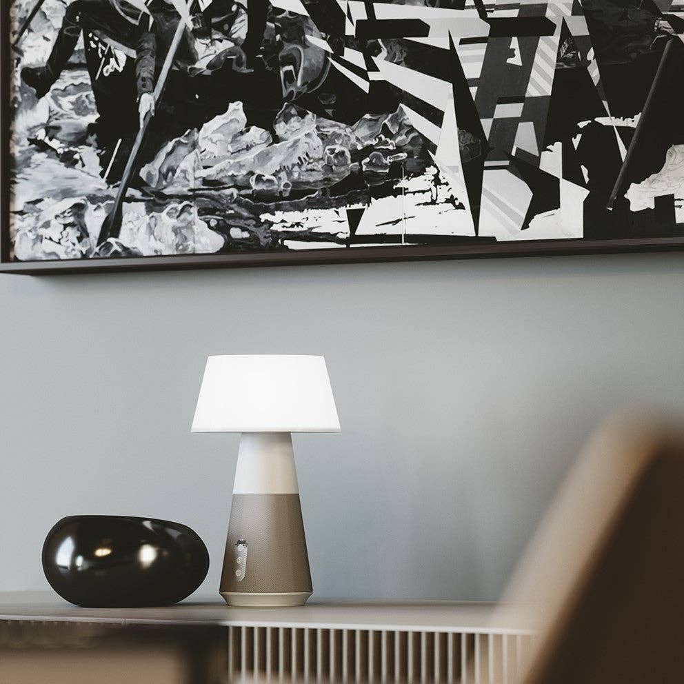 Gruppo F.T - Wholesale Accent/Desk Lamp - 3W LED Decibel Lamp, Dimmable and Rechargeable Light with Bluetooth Speaker Base0