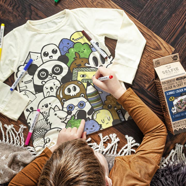 Scribble Farve I Top for engroshandel hos Selfie Craft Co