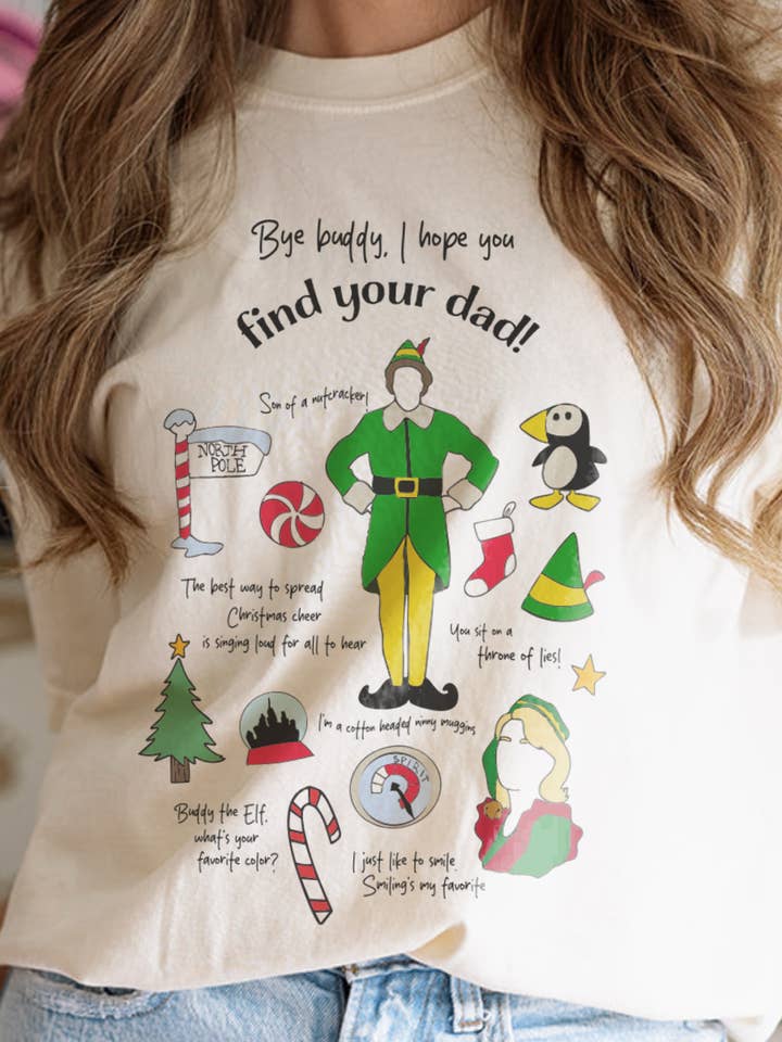 Buddy the Elf Icons T-Shirt for wholesale by Girl Tribe Co