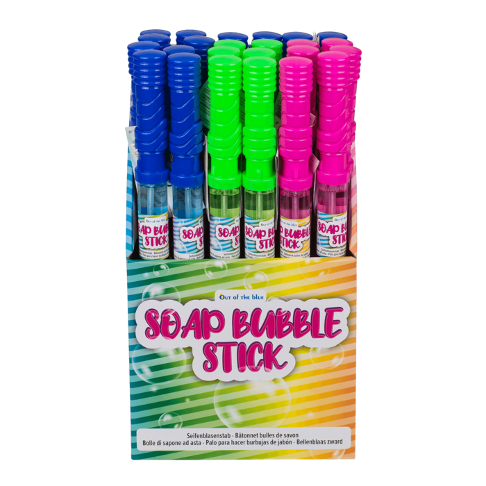 Out of the blue KG - Wholesale Bubble Wand - Kids - Soap bubbles stick with ca. 116 ml soap liquid,1
