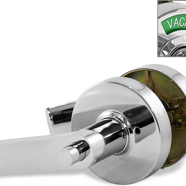 Vizilok – wholesale Knopp/Handtag – ADA Dörrlås med indikator i polerad krom - högerhänt1