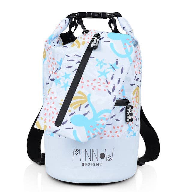 Minnow Designs - Wholesale Strandtas - 5L waterdichte tas in Blue Reef2
