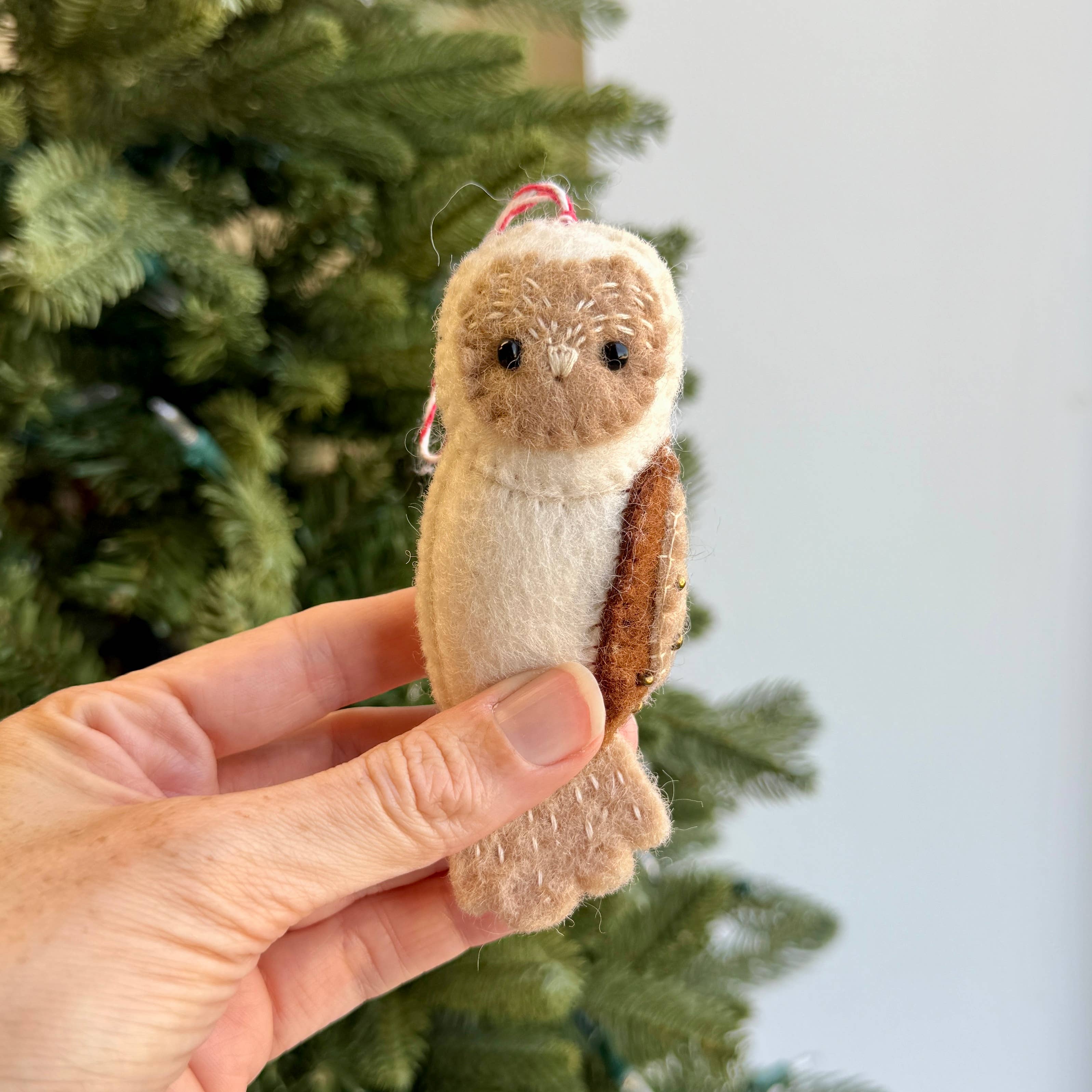 Ornaments 4 Orphans - Wholesale Ornament - Uilenvilten kerstversiering van wol2