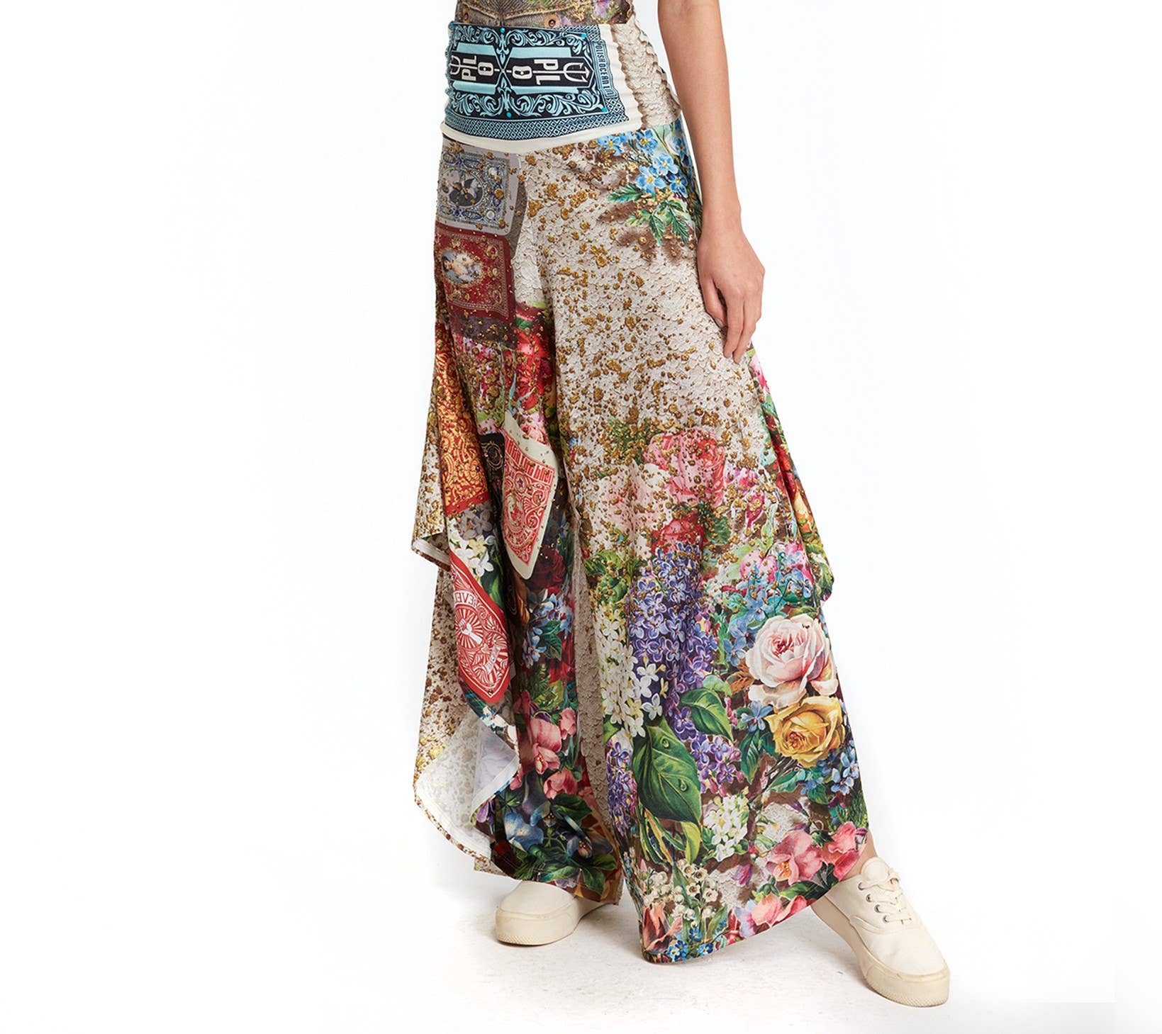 IPNG Design - Wholesale Pants - Women's - Summer Pants Drape - Fortune In Flowerland3