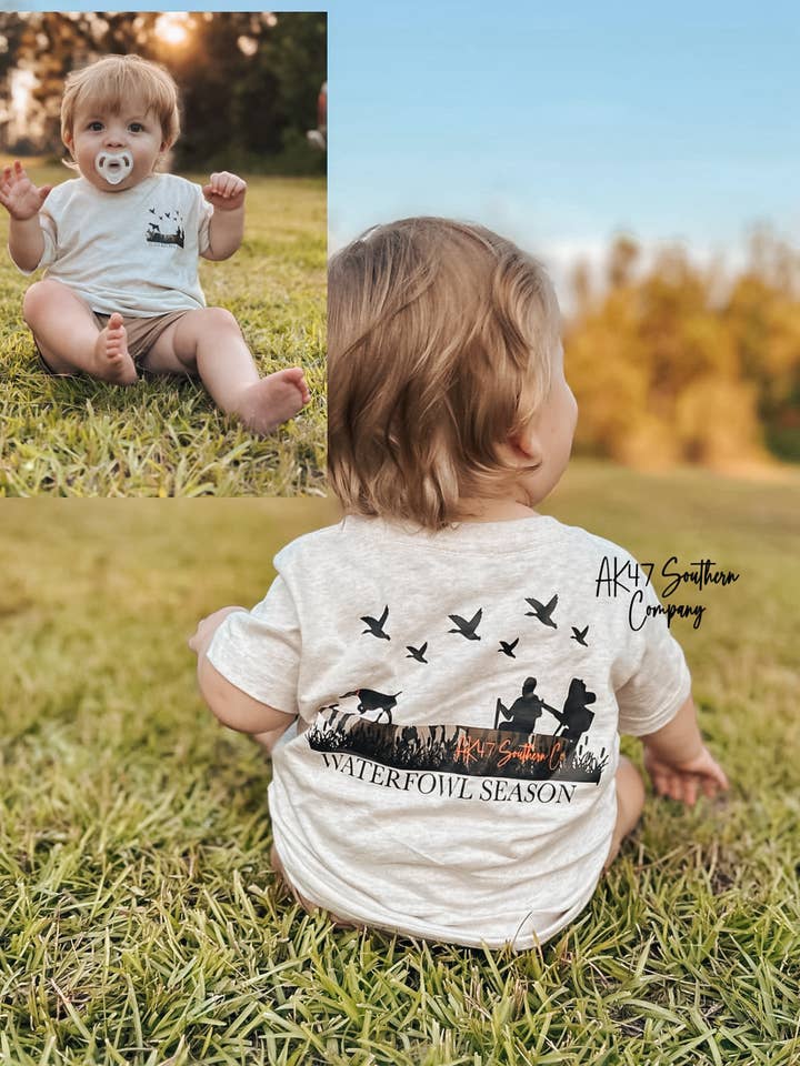 AK47 Southern Co. - Wholesale Screen Printed T-Shirt - Kids - Waterfowl Season Kids TeeÂ