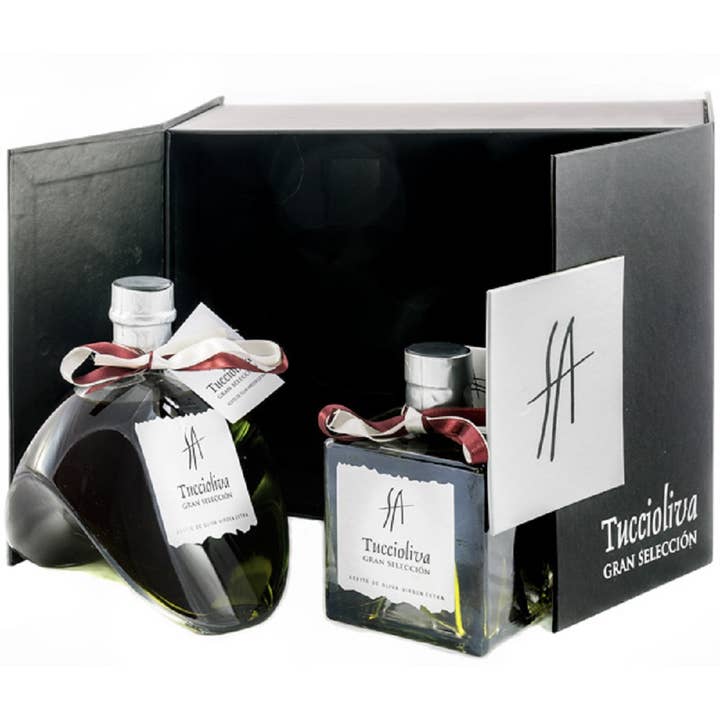Pizza e altro, S.L - Venta al por mayor Aceite de oliva - Aceite oliva virgen extra Tuccioliva, Estuche Delirio + Myst
