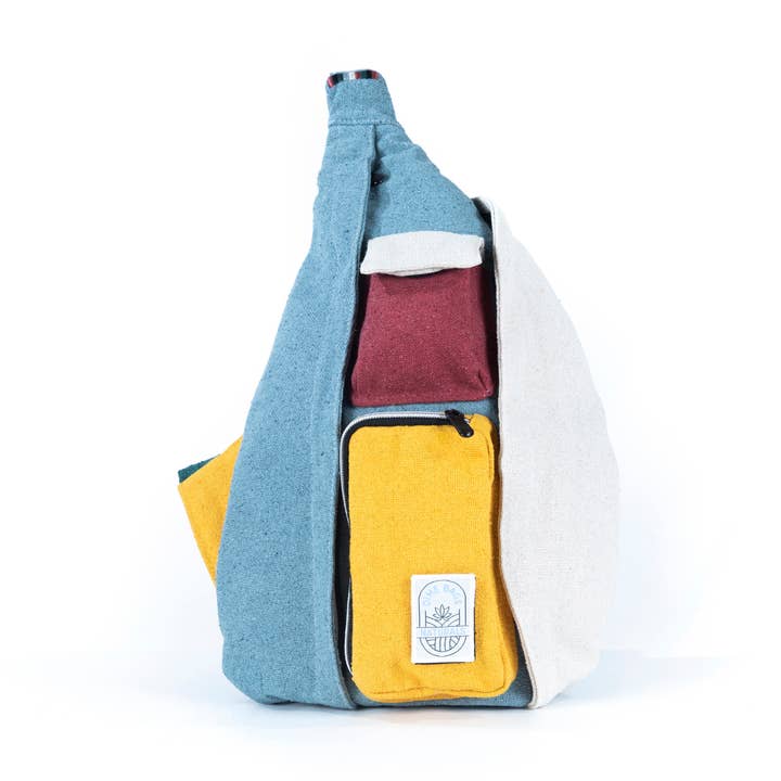 Dime Bags Naturals | The Seeker | 100% Nepali Hemp Crossbody for wholesale by Dime Bags