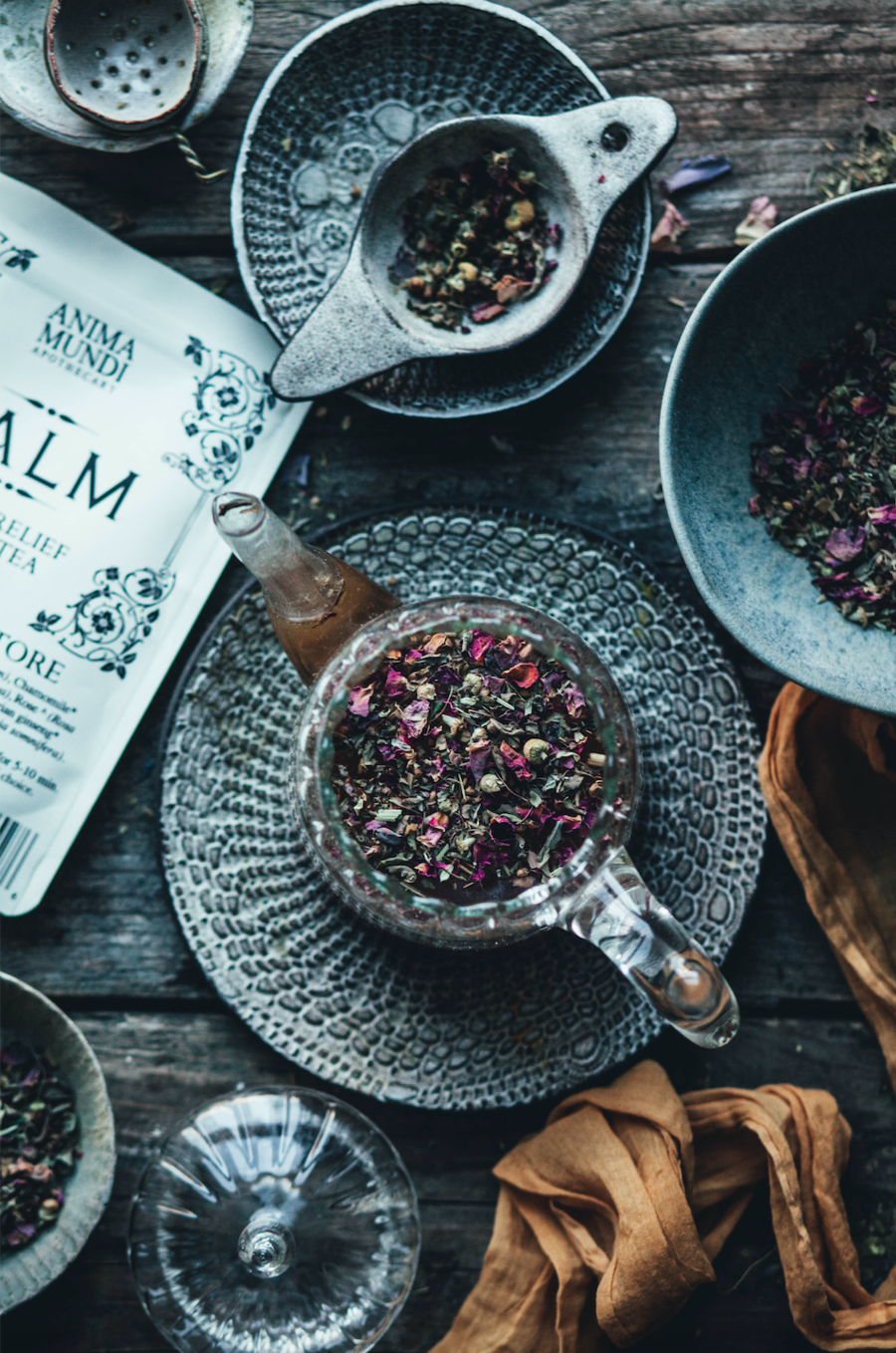 Anima Mundi Apothecary - Wholesale Health/Detox Tea - CALM Tea | Organic Tonic for Calm + Balance*2