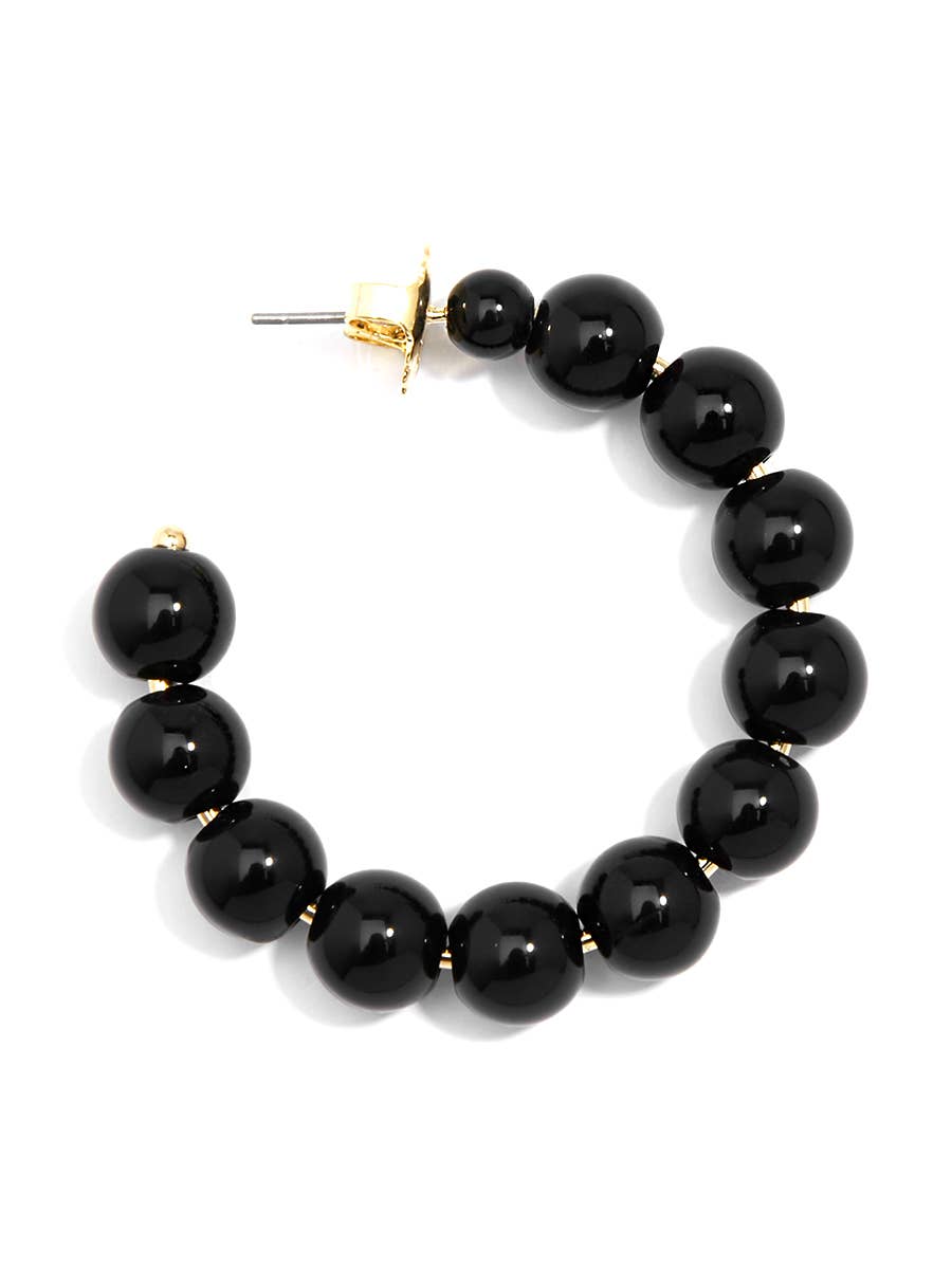 ZENZII Jewelry - Wholesale Hoop Earrings - The Classic Pearl Hoop Earrings2