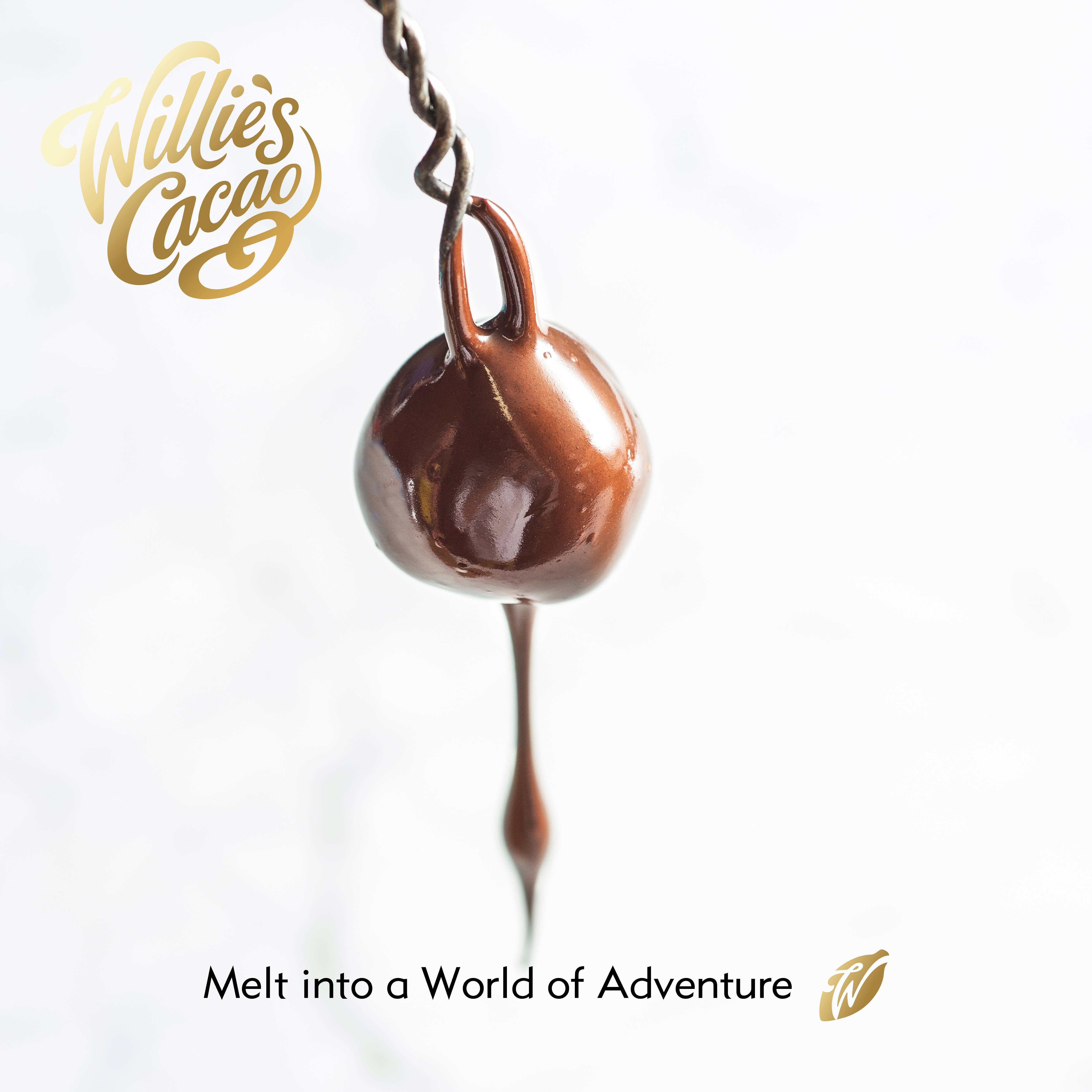 Willie's Cacao - Wholesale Chocolate Box - Champagne Truffles. Dark chocolate. Vegan. 5 truffles. 35g5