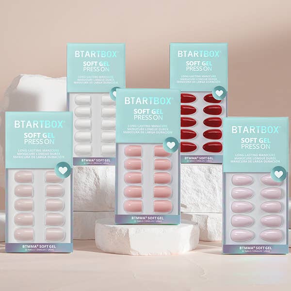 Solid Color Plain Press On Nails - BTArtbox Artificial Nails for wholesale by BTArtboxnails