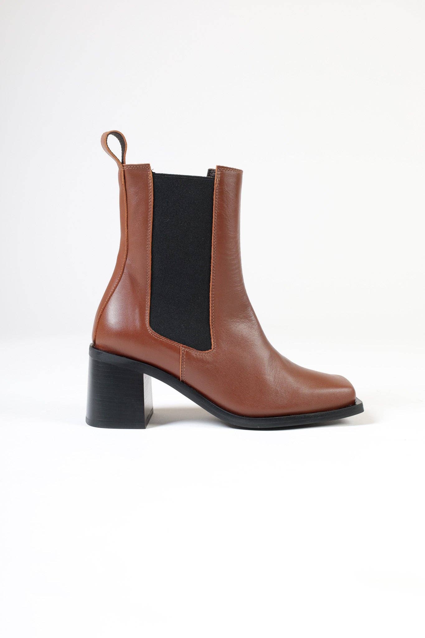 KMB Shoes - Wholesale Booties - Women's - GRACE CUOIO - Leather Heeled Ankle Boots0