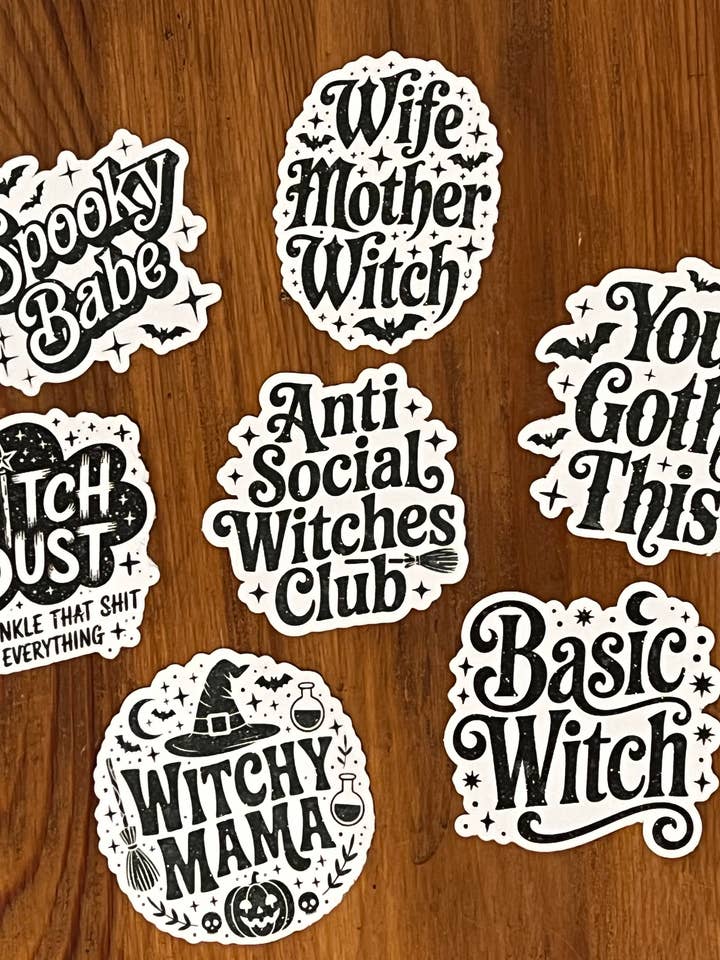 Conjunto de Pegatinas Mujer Hechicera para venta al por mayor de Only Crystals Remain