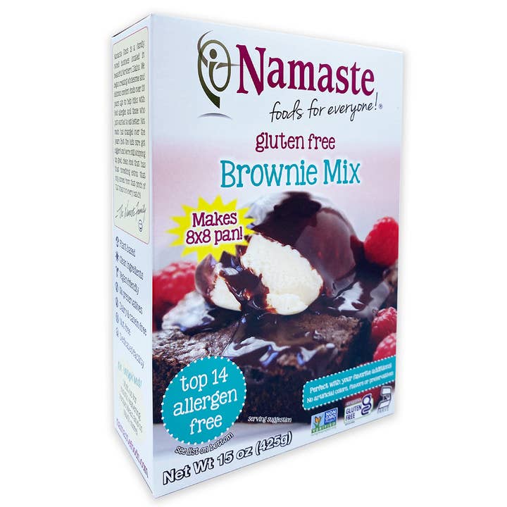 Namaste Foods - Wholesale Brownie Mix - Gluten Free Brownie Mix, 15oz1